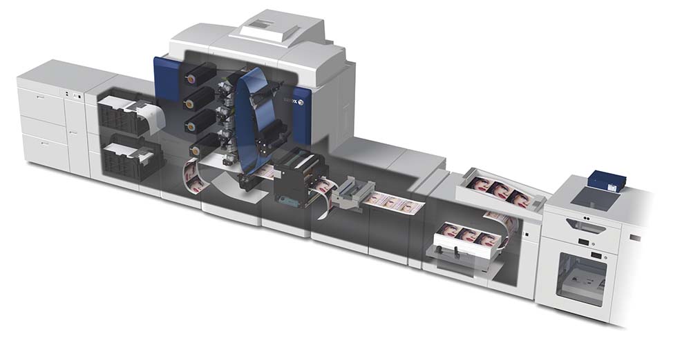 image showing inside of digital press