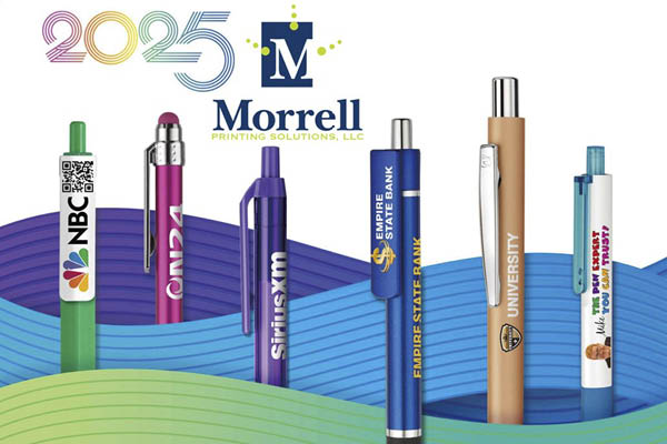Pens with various logos